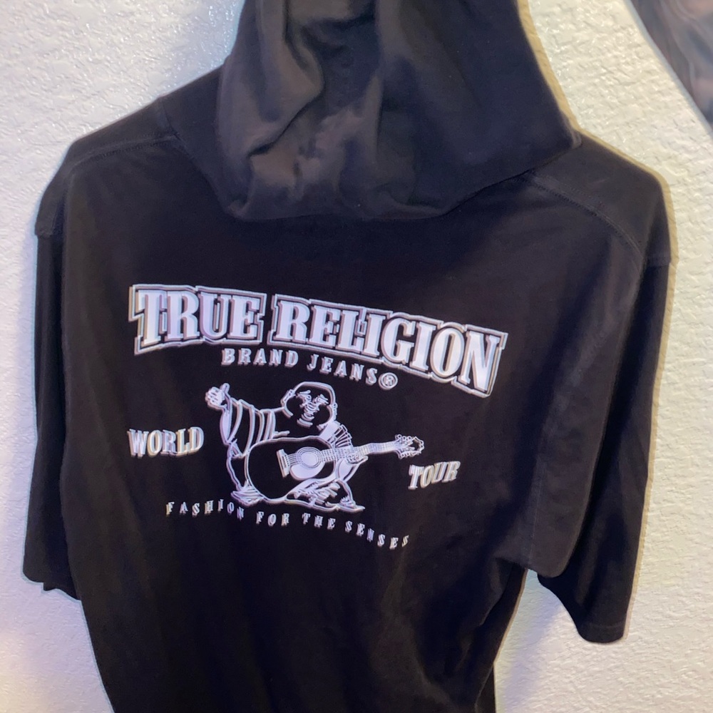 True religion short sleeve hoodie